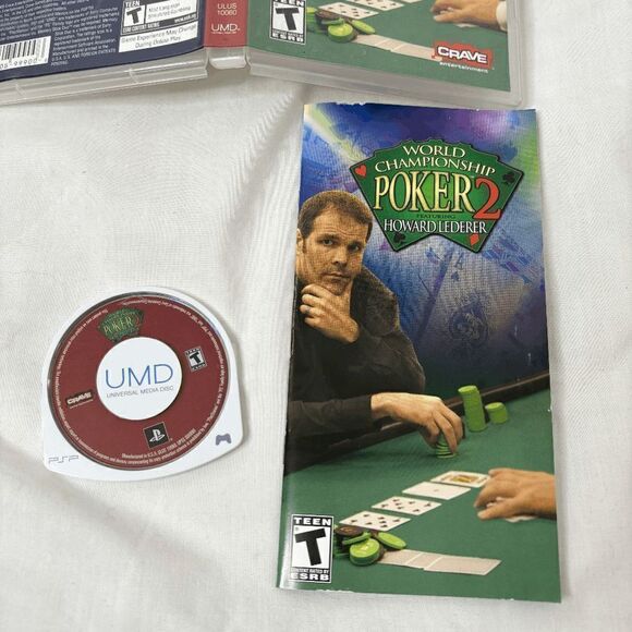 World Championship Poker 2 (Sony PSP, 2005) Complete & Tested - Picture 2 of 4